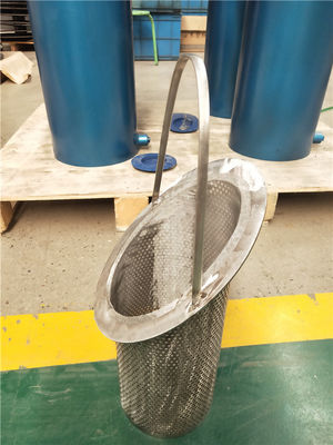 PN0.6 alojamento de filtro de aço inoxidável industrial do tubo Dn15