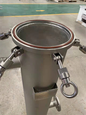 Cartucho industrial de aço inoxidável da filtragem 0.5um do filtro de saco da unidade de alojamento Ss304