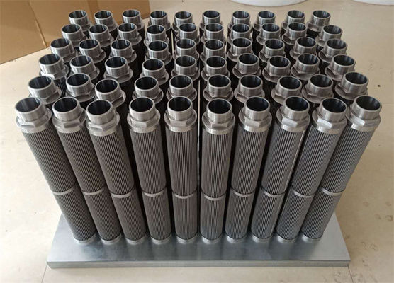 Reciclagem plástica de aço inoxidável plissada mícron de 75 elementos de filtro da vela